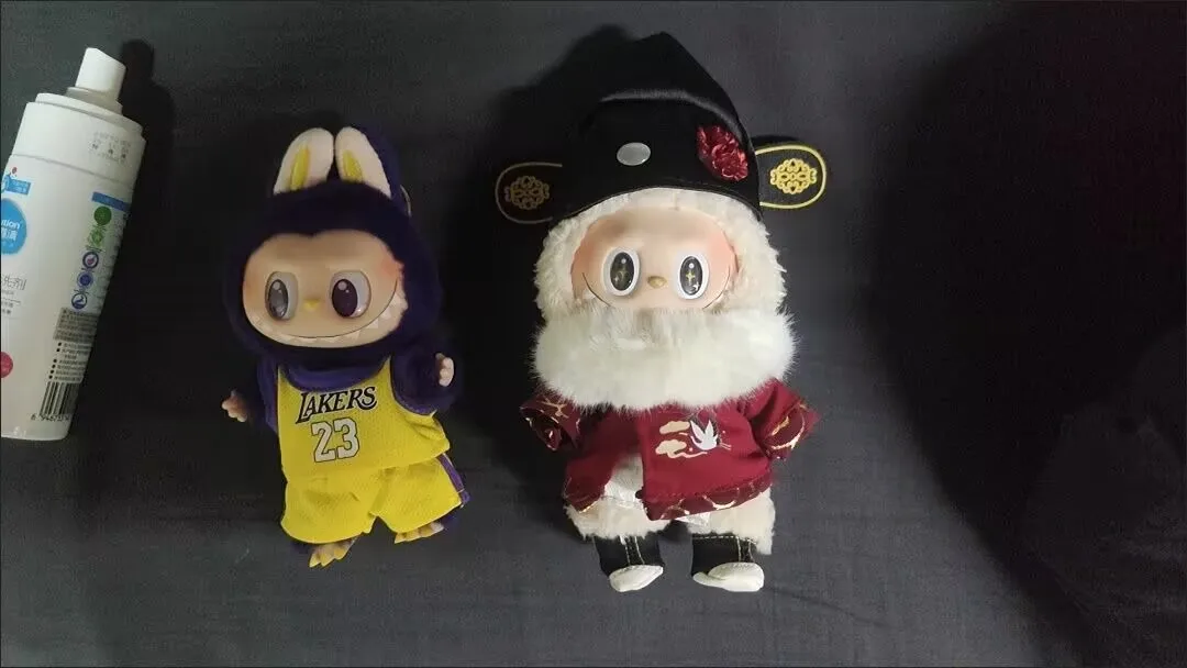 Labuibu Only Selling Clothes 17cm First Second Generation Labubu Basketball Clothes Cute Doll Decoration Handmade Doll Clothes Labuibu Only Selling Clothes 17cm First Second Generation Labubu Basketball Clothes Cute Doll Decoration Handmade Doll Clothes