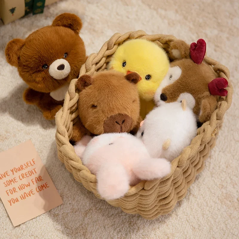 17cm Pretty Mini Desktop Pets Series Plush Toys Delicate Lovely Handmade Baby Animals Doll Perfect Gift To Kids 17cm Pretty Mini Desktop Pets Series Plush Toys Delicate Lovely Handmade Baby Animals Doll Perfect Gift To Kids
