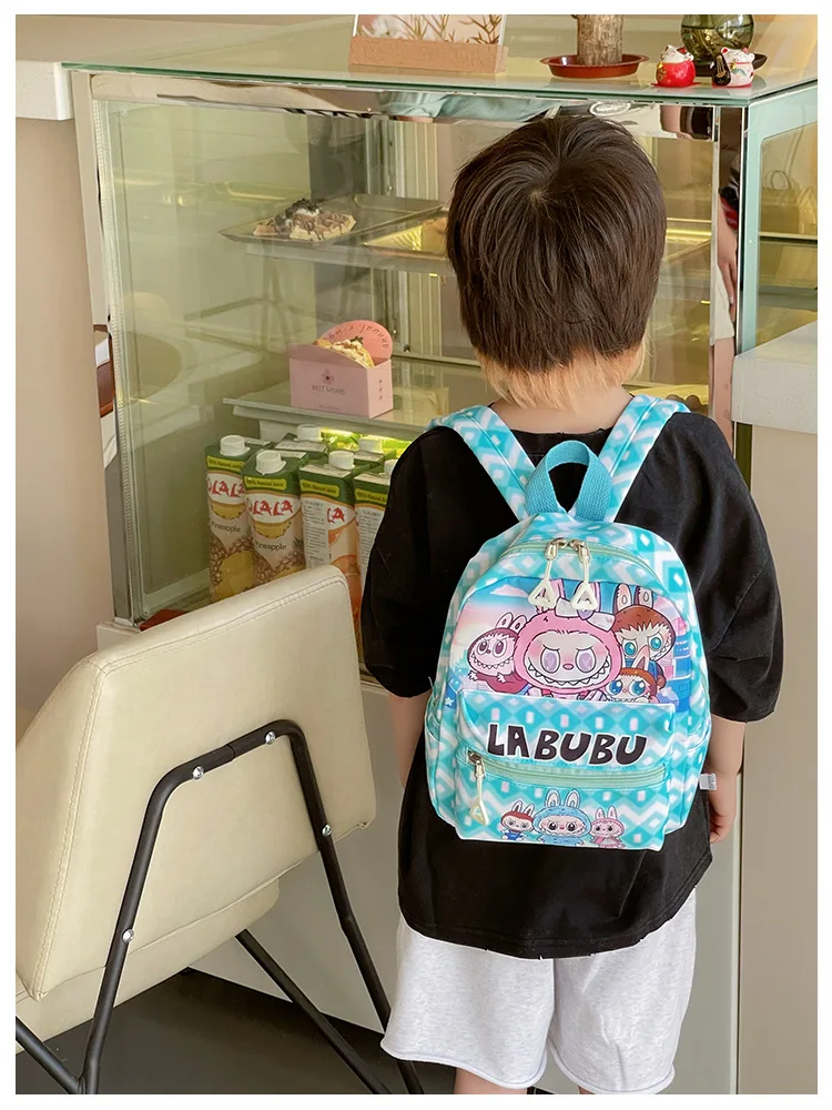 New Large Capacity Labubu Kindergarten Bag Children's Backpack Cartoon Cute Primary School Backpack Shoulder Bag New Large Capacity Labubu Kindergarten Bag Children's Backpack Cartoon Cute Primary School Backpack Shoulder Bag
