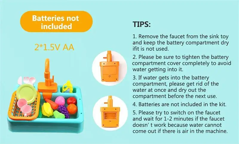 Kid Simulation Electric Dishwasher Wash Sink Running Water Toy Role Playing House Kitchen Pretend Game Food Fruit Girl Boy Gift Kid Simulation Electric Dishwasher Wash Sink Running Water Toy Role Playing House Kitchen Pretend Game Food Fruit Girl Boy Gift