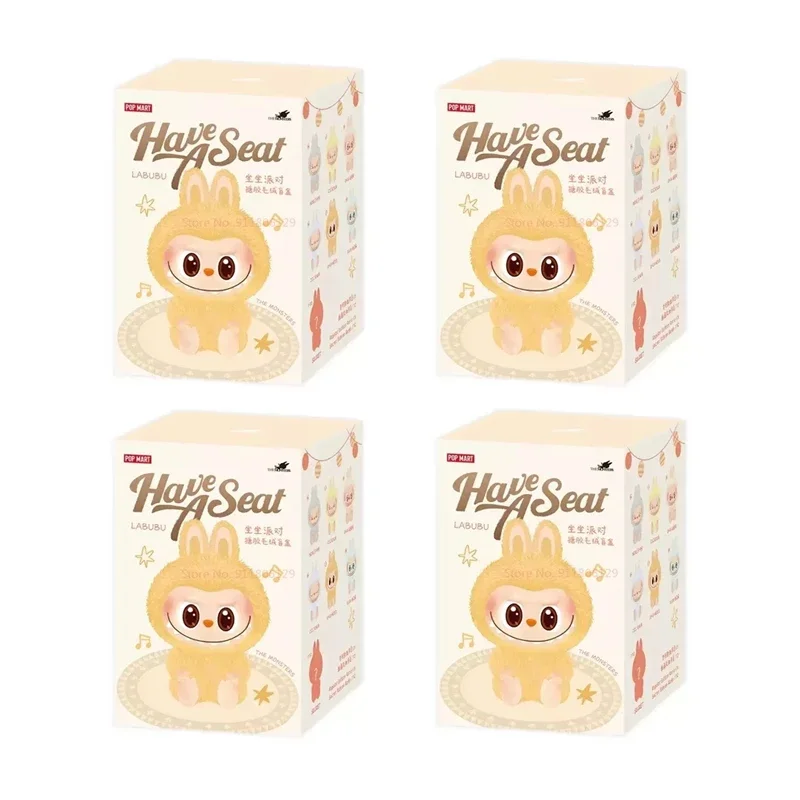 Pop Mart Macaron 2. A Labubu Sitting Party Vinyl Plush Blind Box Gift Decoration Decoration Pop Mart Macaron 2. A Labubu Sitting Party Vinyl Plush Blind Box Gift Decoration Decoration