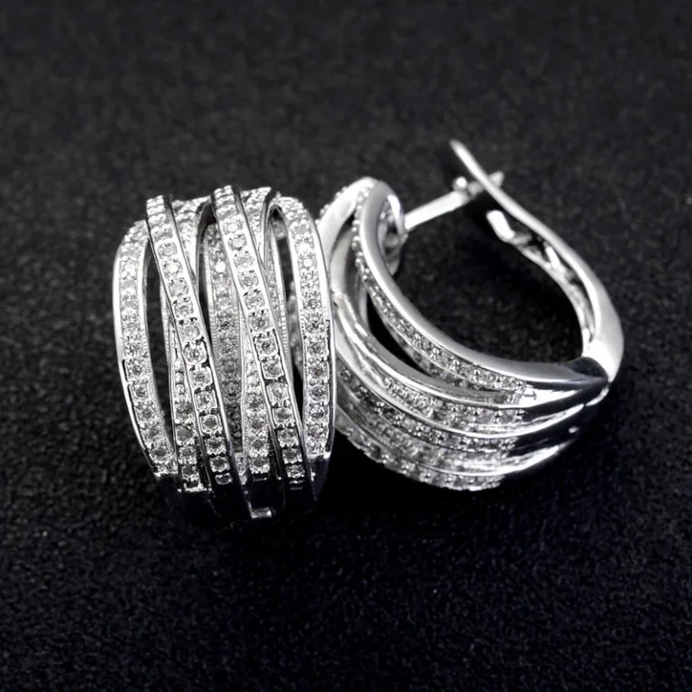 Extra Large Drop Earring Oversized Chunky Hoop Earrings for Women Girl Lightweight Hypoallergenic Gold Plated Big Earrings