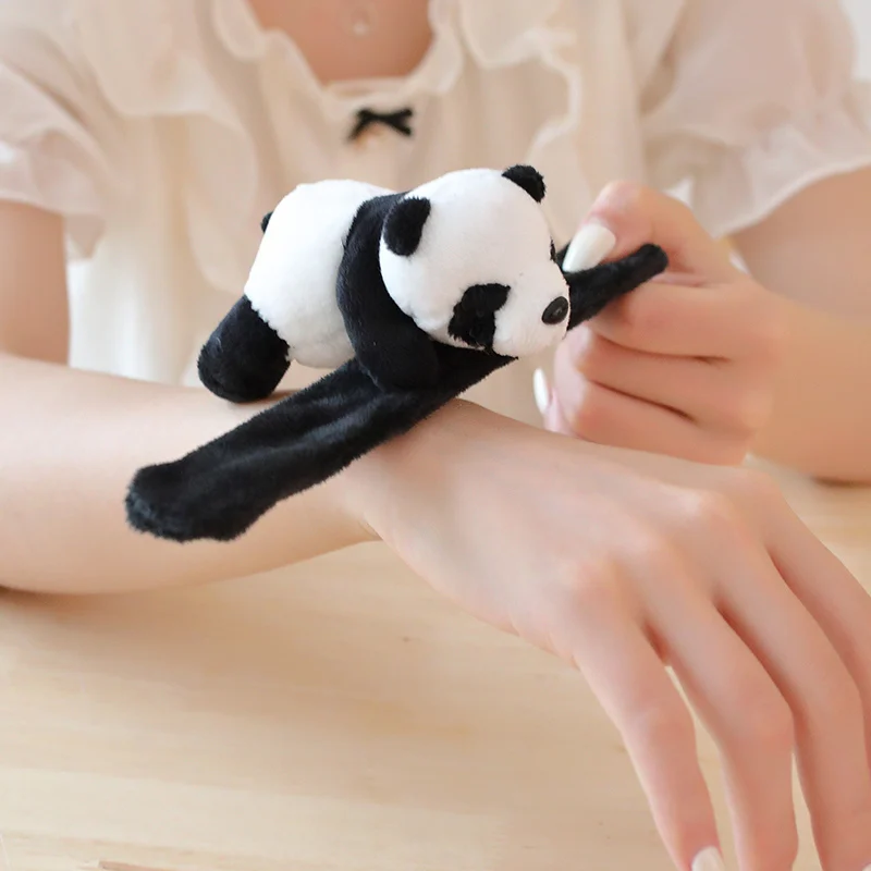 1pc Kawaii Animal Slap Snap Wrap Wristband Bracelet Panda Plush Hand Ring Wristband For Kids Toys Birthday Elegant Present 1pc Kawaii Animal Slap Snap Wrap Wristband Bracelet Panda Plush Hand Ring Wristband For Kids Toys Birthday Elegant Present