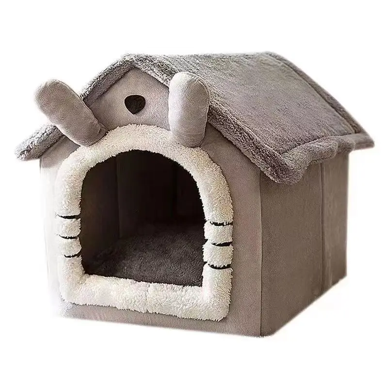 Indoor Warm Dog House Soft Pet Bed Tent House Dog Kennel Cat Bed Removable and Washable Cushion Suitable Four Season Universal Indoor Warm Dog House Soft Pet Bed Tent House Dog Kennel Cat Bed Removable and Washable Cushion Suitable Four Season Universal