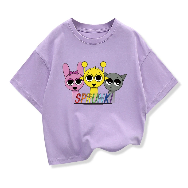 Summer New Sprunki T Shirt Baby Clothes Boys Girls Cartoon Cotton Clothing Toddler Summer Anime Infant Short Sleeve Tees Gift Summer New Sprunki T Shirt Baby Clothes Boys Girls Cartoon Cotton Clothing Toddler Summer Anime Infant Short Sleeve Tees Gift