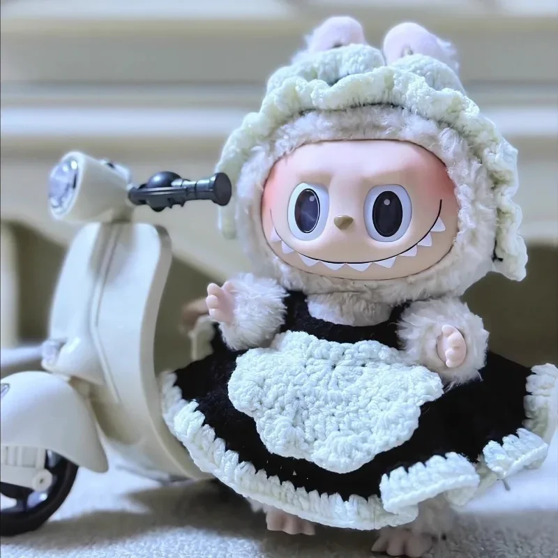 Labubu Doll Mini Electric Motorcycle with Music Lamplight Kawaii Motor Toys for Dolls Cute Labubu Doll Accessories Birthday Gift Labubu Doll Mini Electric Motorcycle with Music Lamplight Kawaii Motor Toys for Dolls Cute Labubu Doll Accessories Birthday Gift