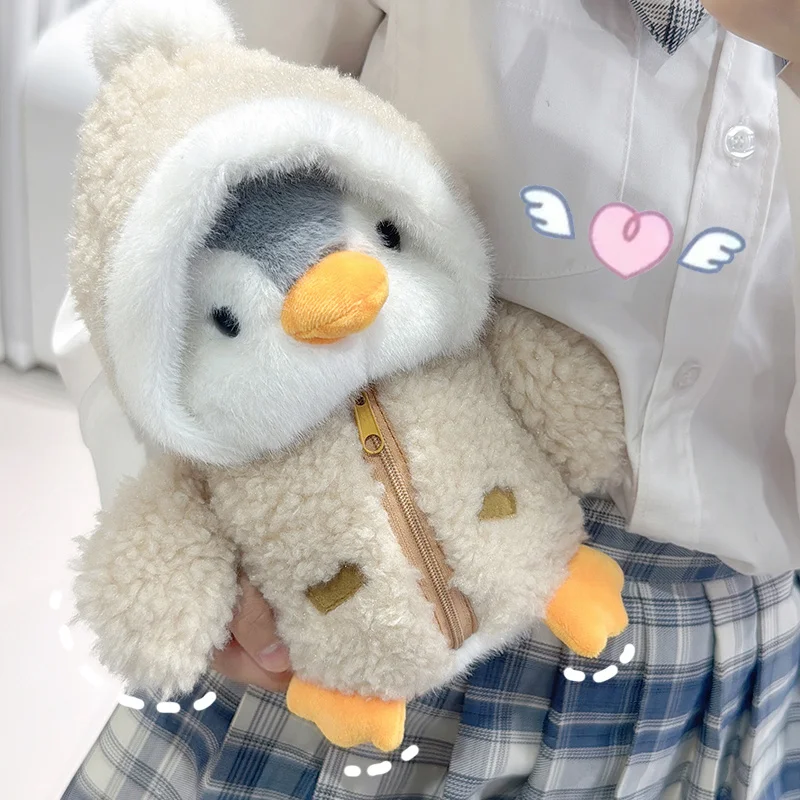 25cm Kawaii Creative Drag Penguin Plush Doll Cotton-Padded Hat Clothes Penguin Plush Toy For Boys And Girls Birthday Gifts 25cm Kawaii Creative Drag Penguin Plush Doll Cotton-Padded Hat Clothes Penguin Plush Toy For Boys And Girls Birthday Gifts
