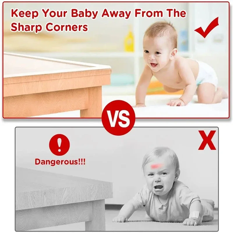 1/2/3/6M Table Edge Guard Protector Baby Safety Transparent PVC Protection Strip Self Adhesive Kids Collision Proof Soft Bumper 1/2/3/6M Table Edge Guard Protector Baby Safety Transparent PVC Protection Strip Self Adhesive Kids Collision Proof Soft Bumper