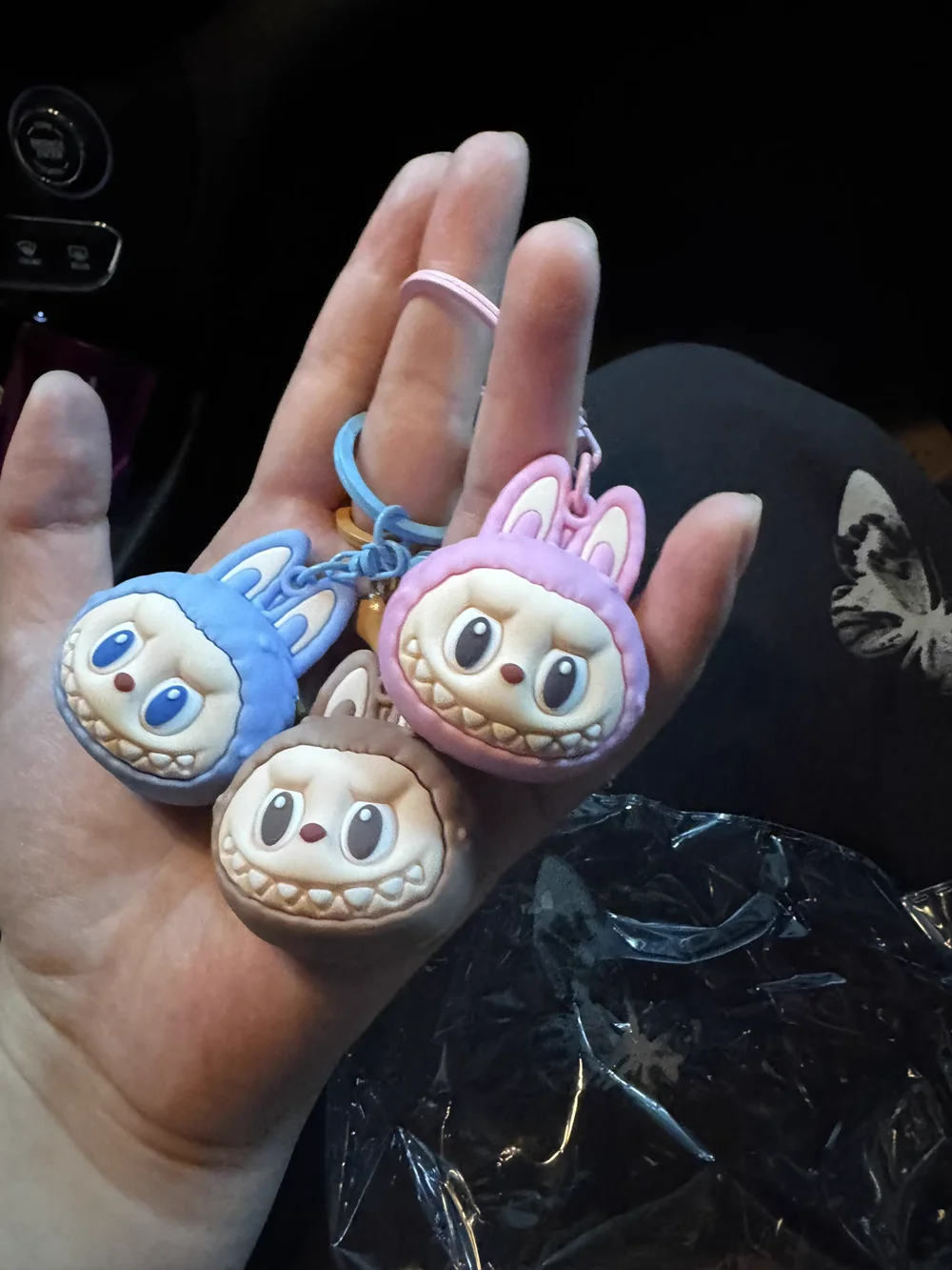 Cute Labubu Doll Pendant Keychain Exquisite Doll Fluff Pvc Toy Phone Ornaments Bag Charms Car Key Chain Kawaii Accessories Gifts Cute Labubu Doll Pendant Keychain Exquisite Doll Fluff Pvc Toy Phone Ornaments Bag Charms Car Key Chain Kawaii Accessories Gifts