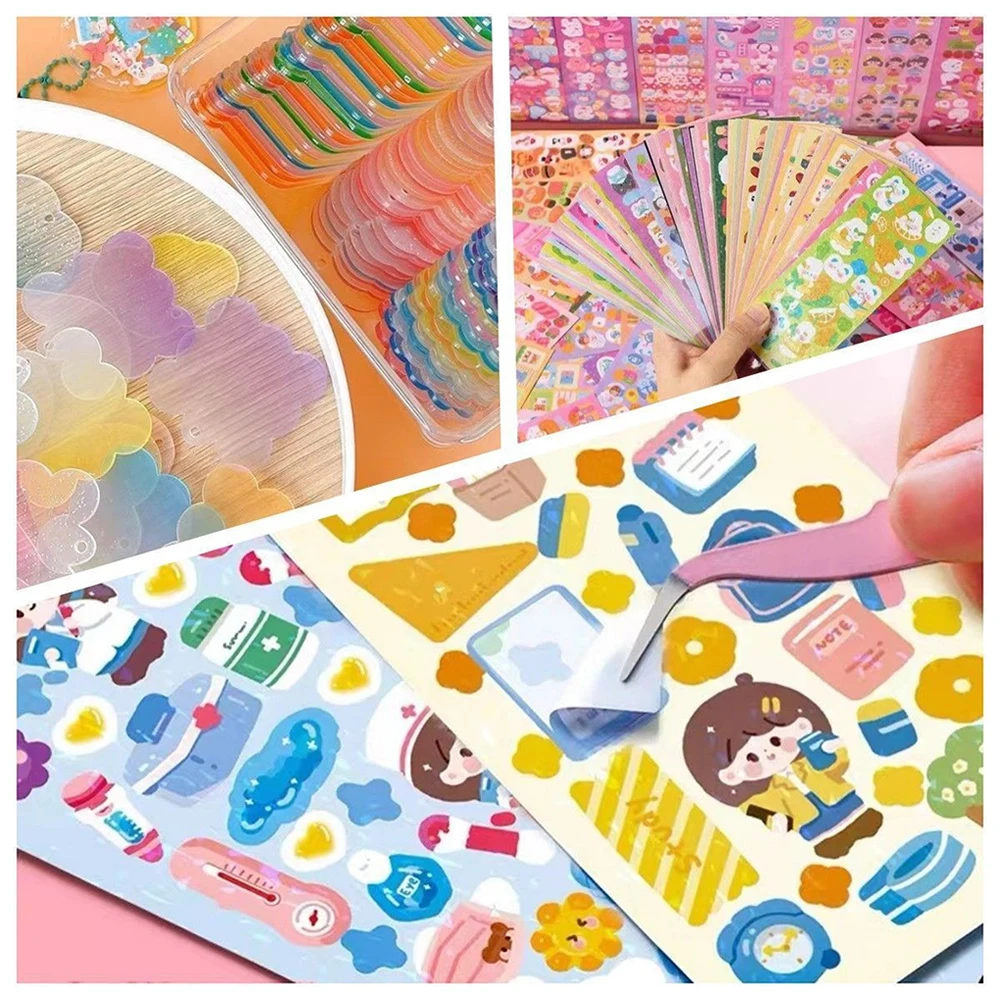 Kawaii Stickers for Kids Cute Stationary Aesthetic Diary Decoration Art Supplies Stickers for Scrapbooking Lot Korean Paper Desk Kawaii Stickers for Kids Cute Stationary Aesthetic Diary Decoration Art Supplies Stickers for Scrapbooking Lot Korean Paper Desk
