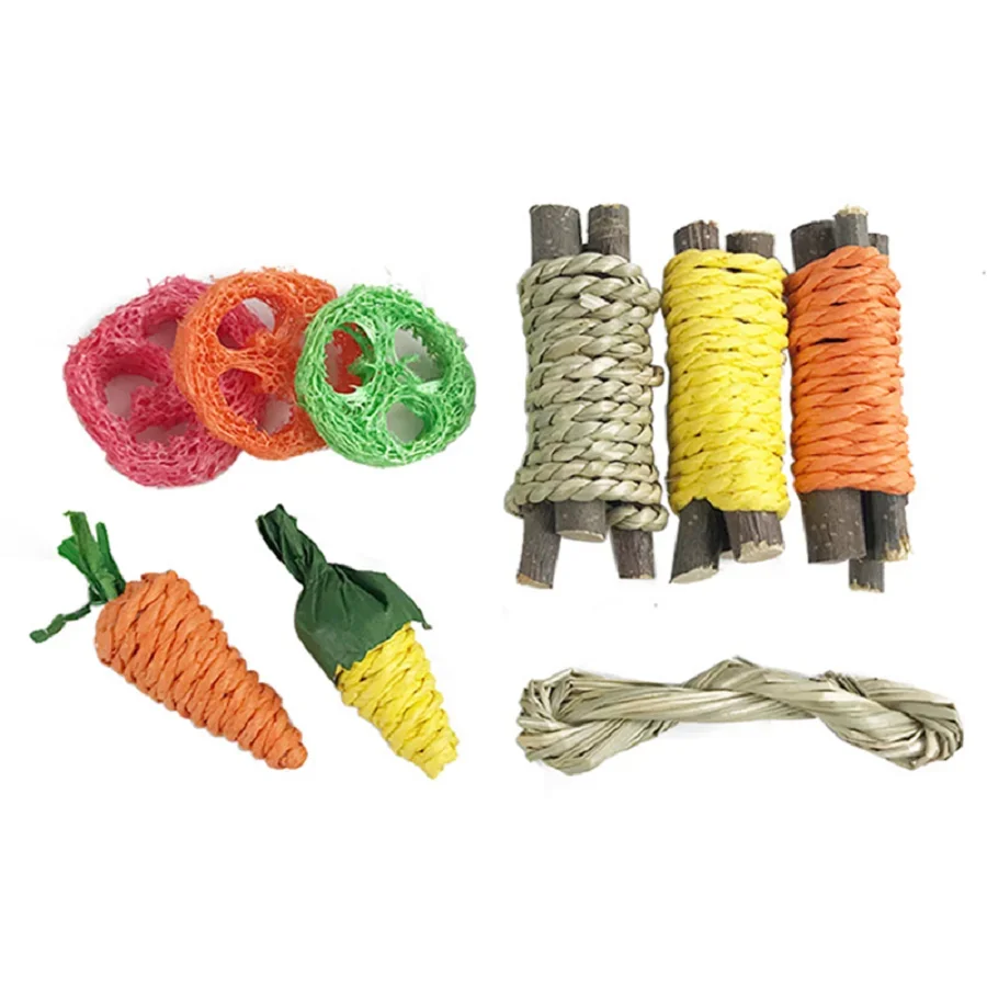 Pet Rabbit Guinea Pig Dragon Cat Fun Toy Hamster Rabbit Rabbit Tooth Grinding Set Pet Tooth Grinding Snacks Pet Rabbit Guinea Pig Dragon Cat Fun Toy Hamster Rabbit Rabbit Tooth Grinding Set Pet Tooth Grinding Snacks