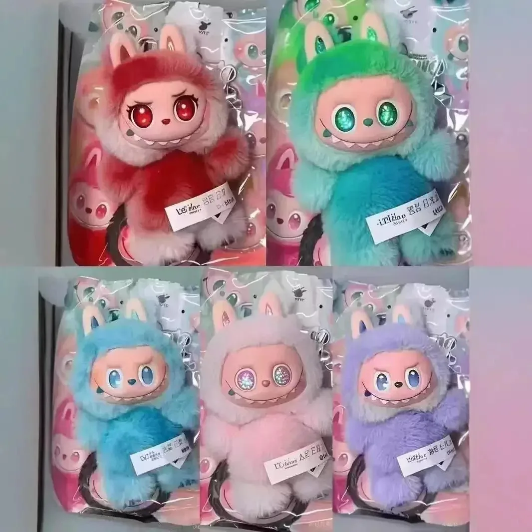 Labubu The Monsters V3 Series Blind Teddy Box, Vinyl Base Toy, Animated Characters, Mysterious Surprise Box, Keychain, Children'