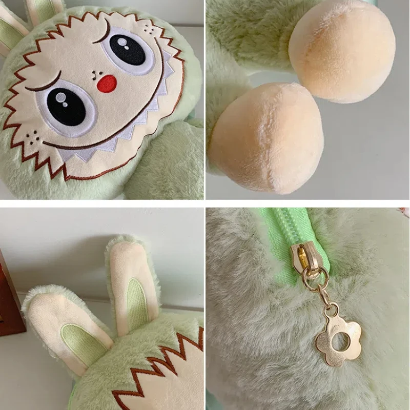 Labubu Cartoon Doll Large Capacity Backpack Anime New Portable Doll Bag Girl Outing Fashion Storage Bag Student Toy Gift Labubu Cartoon Doll Large Capacity Backpack Anime New Portable Doll Bag Girl Outing Fashion Storage Bag Student Toy Gift