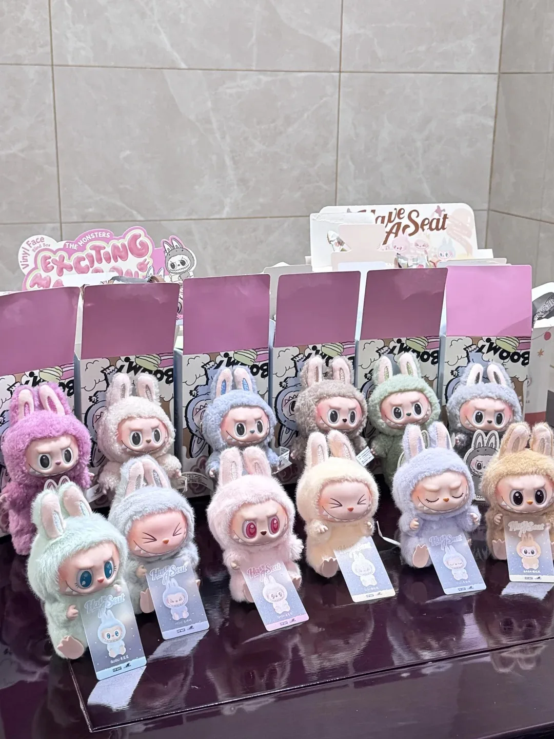 POP MART Original Labubu The Monster V1 V2 Macaroon Have a Seat Blind Box Vinyl Face Genuine Version Labubu Keychain Bag Pendant POP MART Original Labubu The Monster V1 V2 Macaroon Have a Seat Blind Box Vinyl Face Genuine Version Labubu Keychain Bag Pendant