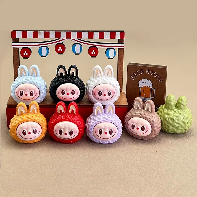 Random New Cute Labubu Three-dimensional Color Droplet Beads Bead DIY Handmade Bracelet Accessories Random New Cute Labubu Three-dimensional Color Droplet Beads Bead DIY Handmade Bracelet Accessories