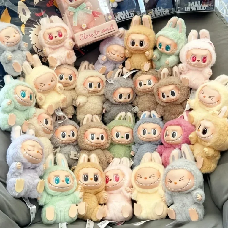 Caliente 2 LABUBU LOS MONSTRUOS Sentado Fiesta Vinilo Peluche Caja Ciega Ornamento colgante regalo