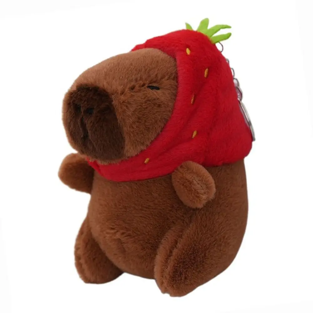 Cute Multicolor Plush Capybara Keychain Toy Cartoon Capybara Headgear Capybara Doll Accessories Guinea Pig Fluffty Animal Doll Cute Multicolor Plush Capybara Keychain Toy Cartoon Capybara Headgear Capybara Doll Accessories Guinea Pig Fluffty Animal Doll