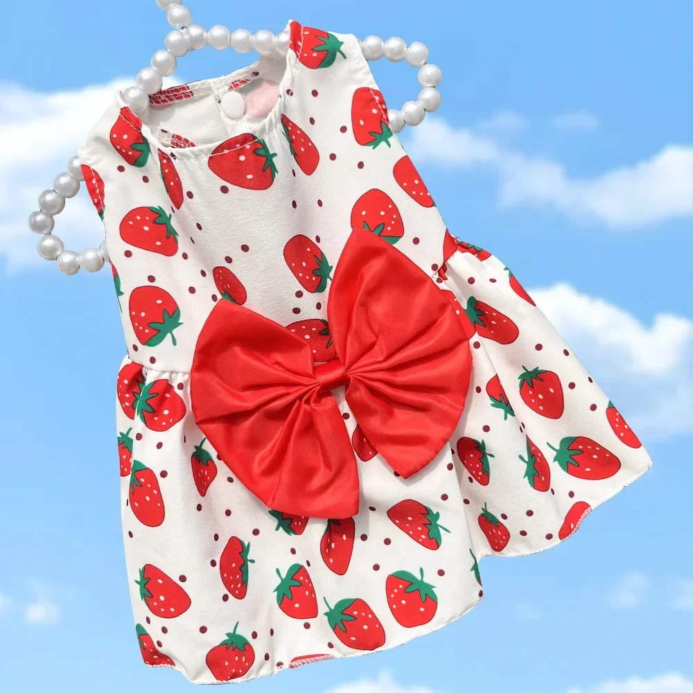 Cute Dog Dress Girl Dog Sleeveless Clothes Flower Printed Pet Apparel Doggies Bowknot Tulle Skirt Cat Clothing Small Puppy Dress Cute Dog Dress Girl Dog Sleeveless Clothes Flower Printed Pet Apparel Doggies Bowknot Tulle Skirt Cat Clothing Small Puppy Dress