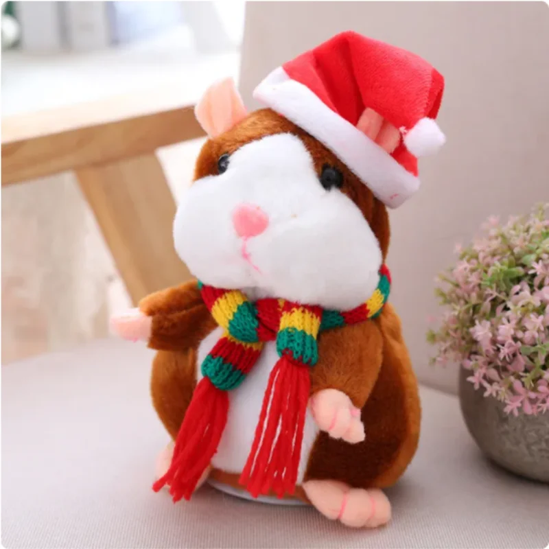 Cute Talking Hamster Speak Talk Sound Record Repeat Stuffed Plush Animal Kawaii Talking Hamster Mouse Toys For Children Gifts Cute Talking Hamster Speak Talk Sound Record Repeat Stuffed Plush Animal Kawaii Talking Hamster Mouse Toys For Children Gifts