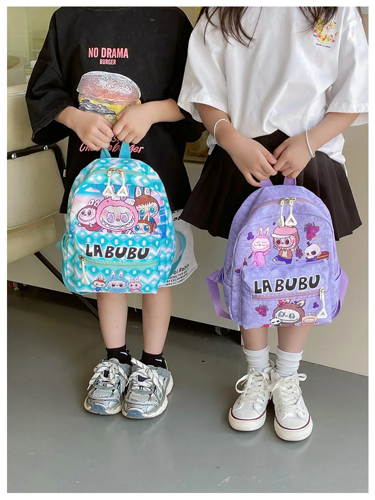 New Large Capacity Labubu Kindergarten Bag Children's Backpack Cartoon Cute Primary School Backpack Shoulder Bag New Large Capacity Labubu Kindergarten Bag Children's Backpack Cartoon Cute Primary School Backpack Shoulder Bag