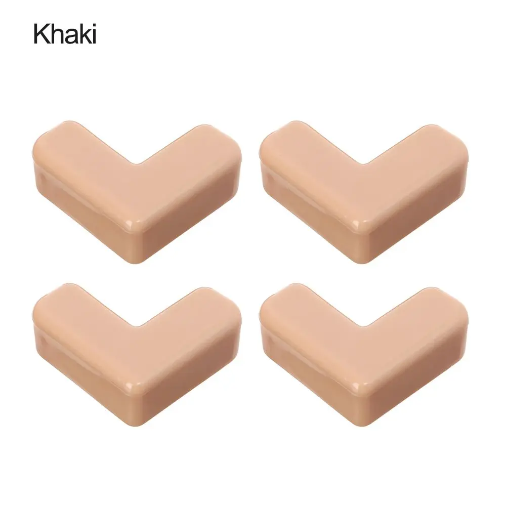 、4pcs Baby Safety Colorful Silicone Protector Table Corner Edge Protection Cover Electric Socket Children Anticollision Guards