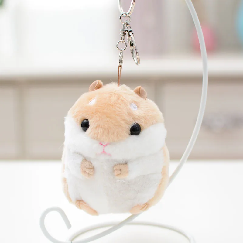 Plush Toys Animal Children toys key chain Stuffed 10cm Hamster pendant Kawaii Dolls Kids Child Christmas Gifts bag Doll For baby Plush Toys Animal Children toys key chain Stuffed 10cm Hamster pendant Kawaii Dolls Kids Child Christmas Gifts bag Doll For baby