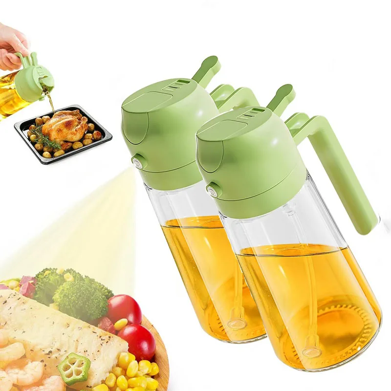 2 in1 Oil Spray Bottle For Kitchen Barbecue Cooking Olive Oil Dispenser Oil Jar Baking Vinegar Soy Spray Container Kitchen Tool 2 in1 Oil Spray Bottle For Kitchen Barbecue Cooking Olive Oil Dispenser Oil Jar Baking Vinegar Soy Spray Container Kitchen Tool
