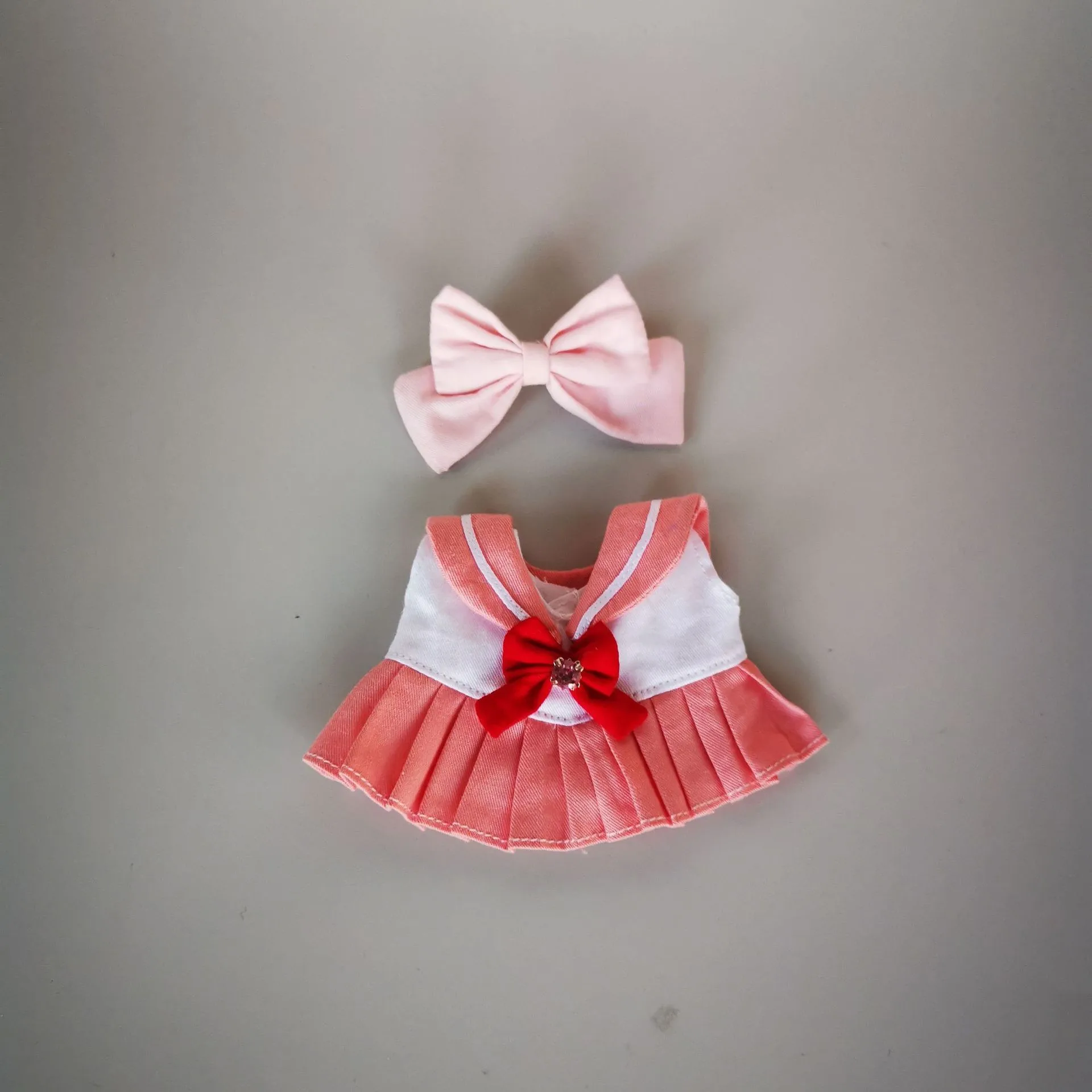New 17cm Labubu Clothes V1 Labubu Cute Sailor Uniform Vinyl Doll Labubu Beautiful Girl Warrior Clothes Sitting Party Gifts New 17cm Labubu Clothes V1 Labubu Cute Sailor Uniform Vinyl Doll Labubu Beautiful Girl Warrior Clothes Sitting Party Gifts