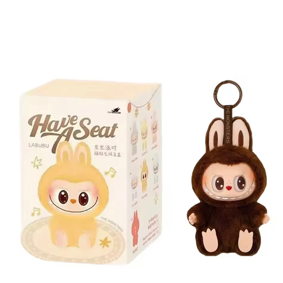 POP MART Macaron 2nd Generation Labubu Sitting Party Vinyl Plush Blind Box Gift Decorative ornaments POP MART Macaron 2nd Generation Labubu Sitting Party Vinyl Plush Blind Box Gift Decorative ornaments