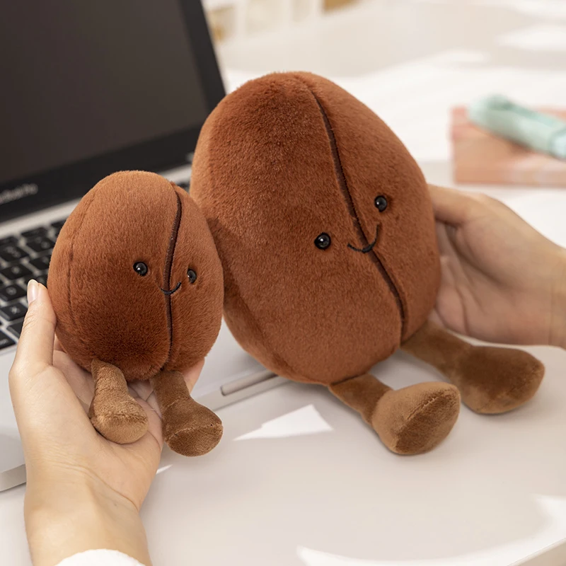Kawaii Simulated Coffee Food Plush Doll Pillow Brown Coffee Bean With Foot Soft Plush Stuffed Pillow Bedroom Sofa Decor Gift Kawaii Simulated Coffee Food Plush Doll Pillow Brown Coffee Bean With Foot Soft Plush Stuffed Pillow Bedroom Sofa Decor Gift