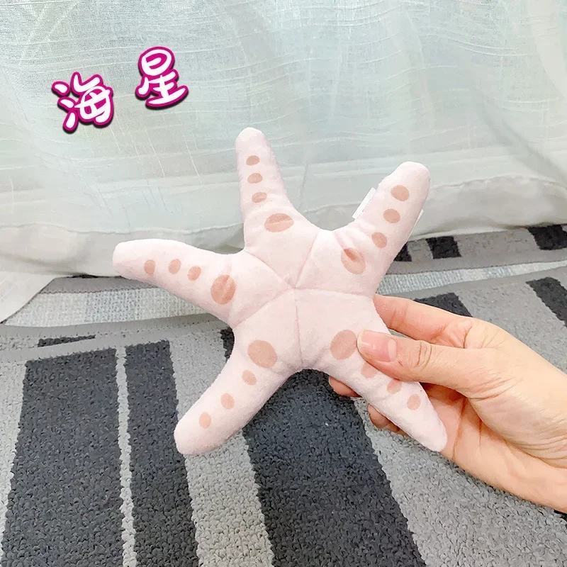 Simulation Lobster Stuffed Animal Toy Squid Crab Starfish Scallop Carp Fish Aquarium Sea Ocean Animal Marine Park Plush Doll