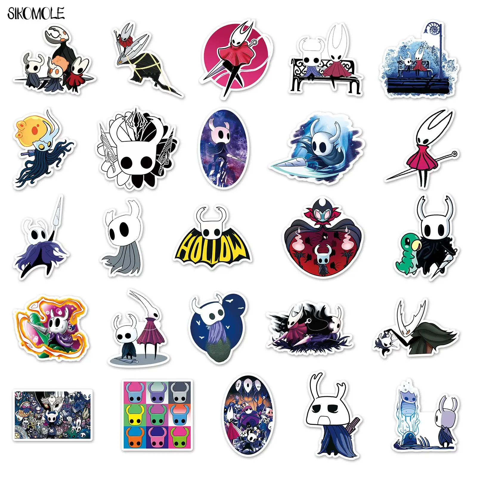 10/30/50PCS Cartoon Game Hollow Knight Cool Stickers Aesthetic Kid DIY Toy Car Skateboard Laptop Phone Graffiti Decal Sticker F5 10/30/50PCS Cartoon Game Hollow Knight Cool Stickers Aesthetic Kid DIY Toy Car Skateboard Laptop Phone Graffiti Decal Sticker F5