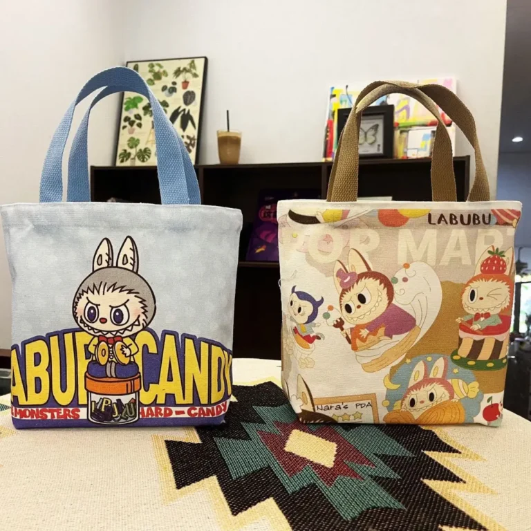 30cm Labubu Shoulder Cartoon Cute Doll Backpack Toy Play Crossbody Pouch Monster Outdoor Travel Bag Christmas Gift