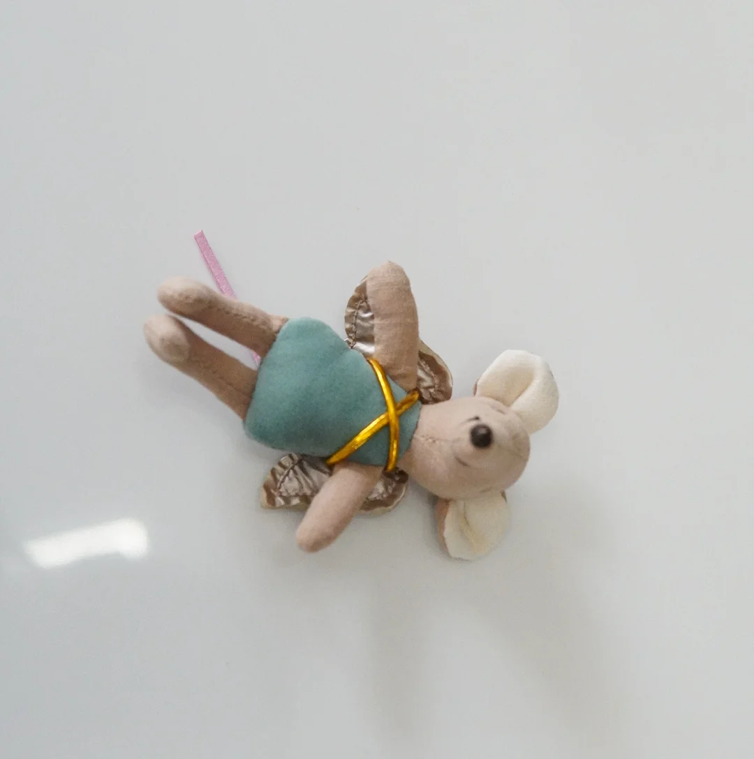 Danish fabric mouse doll cute angel wing mouse doll zodiac gift rag doll knick-knack