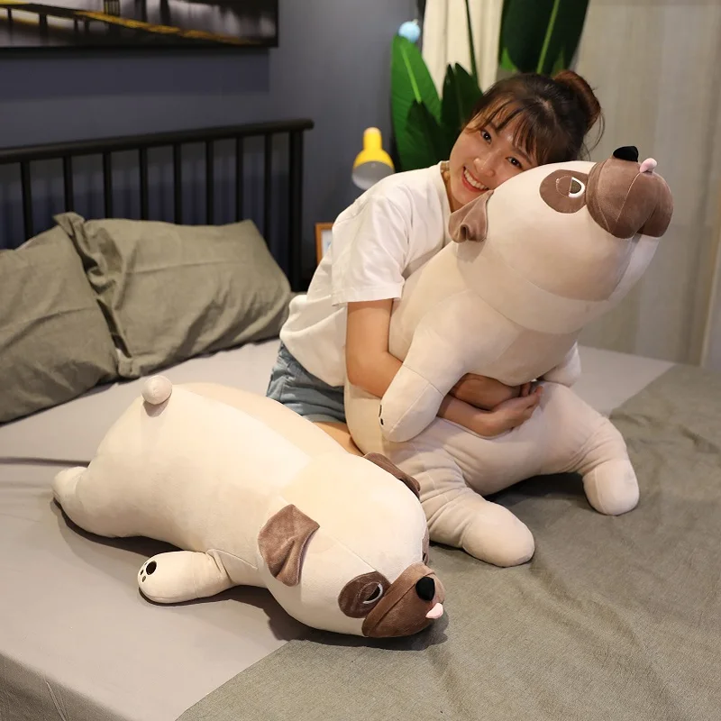 55cm-90cm Cute Animal Kawaii Pug Dog Plush Toys Sleep Pillow Kids Christmas Birthday Gift Child Girl Xmas Valentine's Gift 55cm-90cm Cute Animal Kawaii Pug Dog Plush Toys Sleep Pillow Kids Christmas Birthday Gift Child Girl Xmas Valentine's Gift