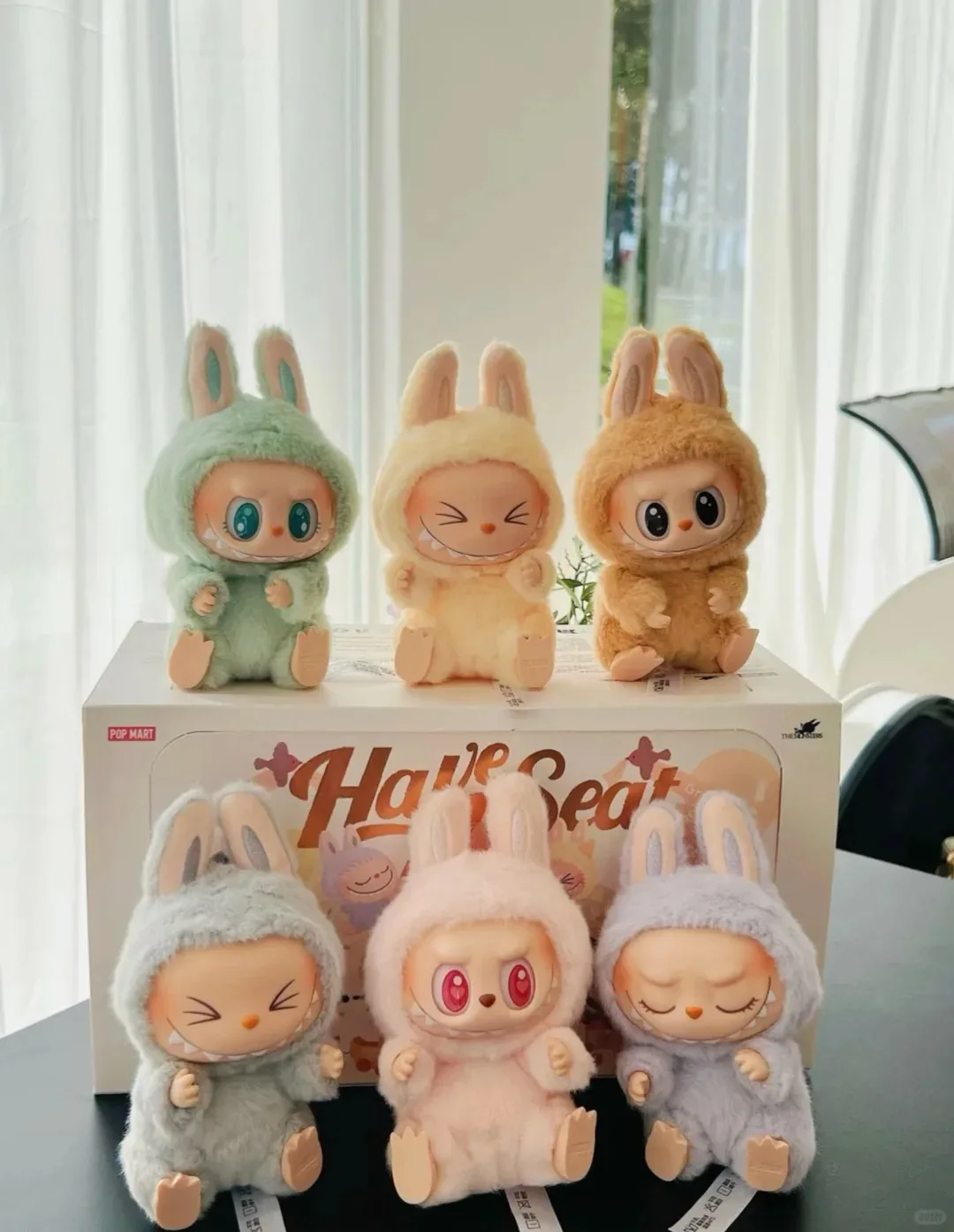 POP MART Original Labubu The Monster V1 V2 Macaroon Have a Seat Blind Box Vinyl Face Genuine Version Labubu Keychain Bag Pendant POP MART Original Labubu The Monster V1 V2 Macaroon Have a Seat Blind Box Vinyl Face Genuine Version Labubu Keychain Bag Pendant