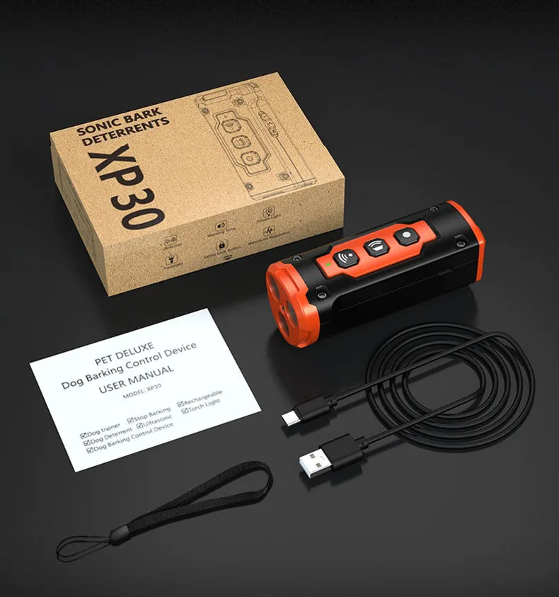 2023 Release Pet Dog Repeller Ultrasonic Dog Training Device Rechargeable Anti Dog Bark Deterrent Device With LED Flashlight 2023 Release Pet Dog Repeller Ultrasonic Dog Training Device Rechargeable Anti Dog Bark Deterrent Device With LED Flashlight