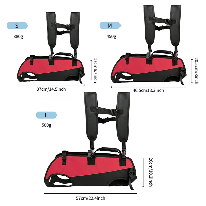 New Pet Cat Dog Double Shoulder Horizontal Hugging Backpack Outdoor Breathable Convenient Four Legs Carrying Bag Pet Products