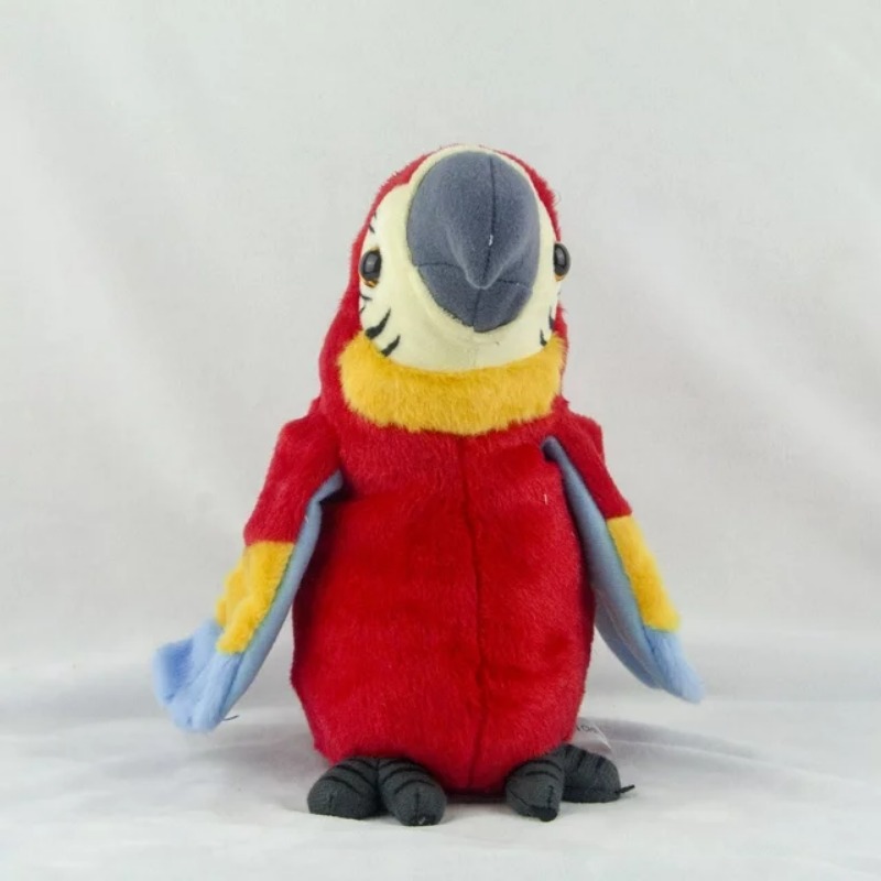 Talking Macaw Parrot Repeat What You Say Stuffed Animal Plush Toy Electronic Record Animated Bird Speaking Parrot Pet Plush Toys Talking Macaw Parrot Repeat What You Say Stuffed Animal Plush Toy Electronic Record Animated Bird Speaking Parrot Pet Plush Toys