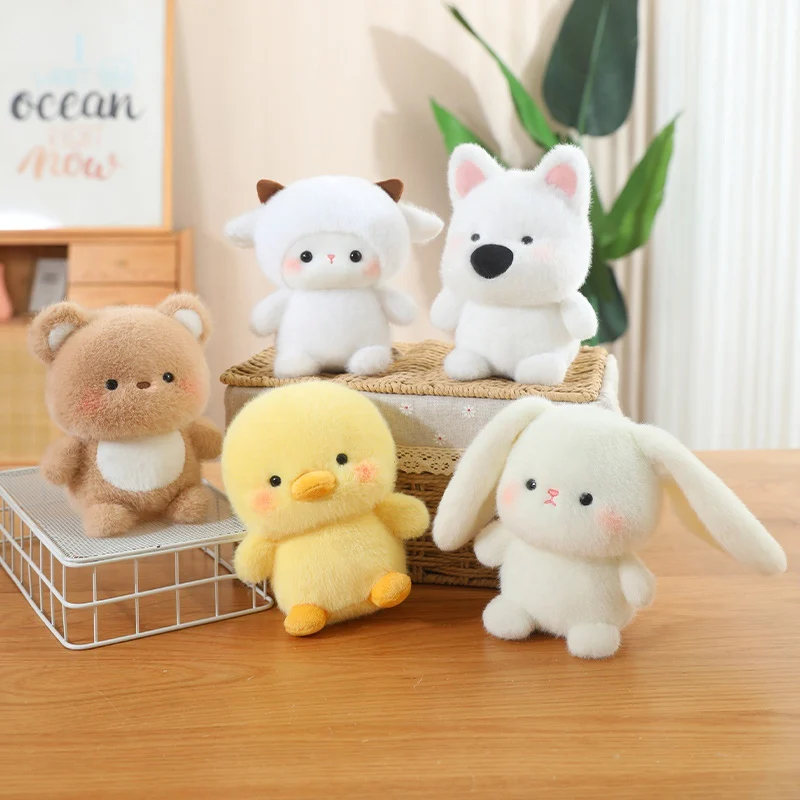 Cute Sitting Animals Red Panda Fox Sloth Cat Soft Plush Dolls Stuffed Capybara Pig Plushie Baby Toys Gifts For Children Cute Sitting Animals Red Panda Fox Sloth Cat Soft Plush Dolls Stuffed Capybara Pig Plushie Baby Toys Gifts For Children