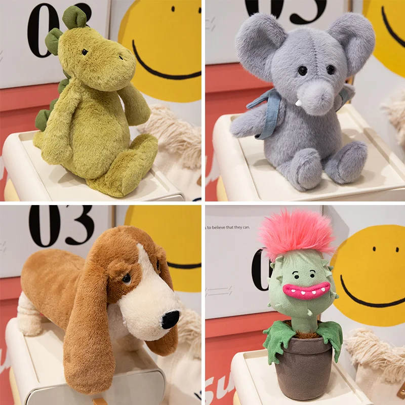 Stuffed UK Style Beagle Dog Puppy Dog Blue Backpack Elephant Plushie Plush Plant Chomper Baby Appease Toy Green Dinosaur Dinos Stuffed UK Style Beagle Dog Puppy Dog Blue Backpack Elephant Plushie Plush Plant Chomper Baby Appease Toy Green Dinosaur Dinos