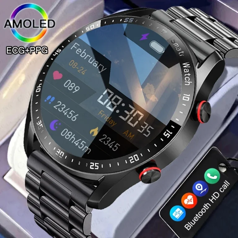 Smart Watch(Answer/Make Calls), 1.96" Smartwatches, Fitness Tracker, Sleep Monitor, Pedometer, 100+ Sport Modes, IP68 Waterproof