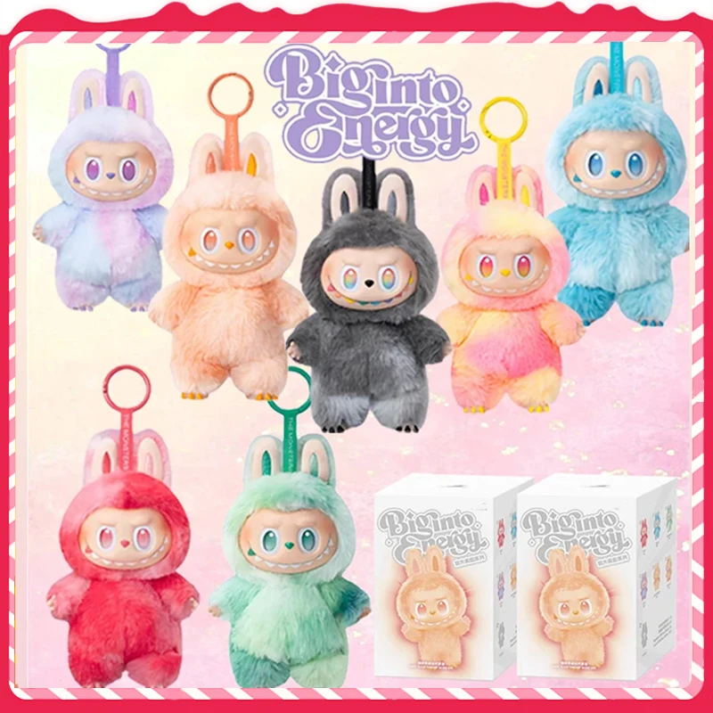 Labubu V3 The Monsters High Energy Ahead Series Blind Box Vinyl Plush Bsg Pendant Toys Macaroon Vinyl Plush Doll Cute Girl Gifts