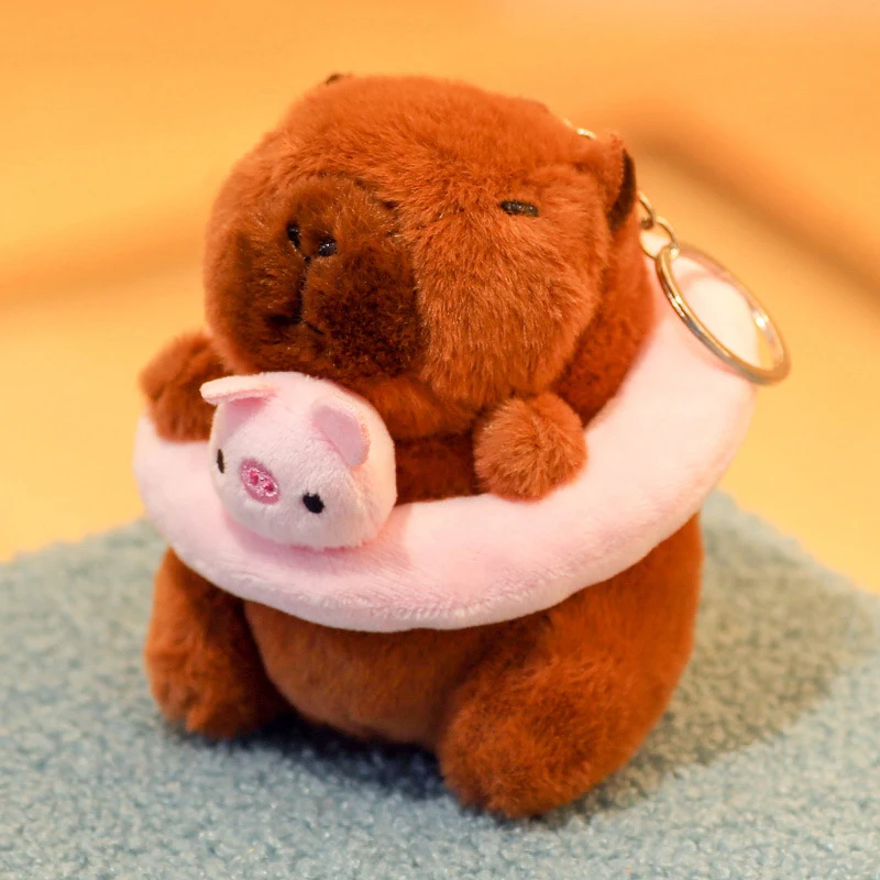 Cartoon Capybara Plush Keychain Bag Pendant Hanging Decoration Cute Stuffed Doll Toy Desktop Doll Ornament Car Keyring Kids Gift Cartoon Capybara Plush Keychain Bag Pendant Hanging Decoration Cute Stuffed Doll Toy Desktop Doll Ornament Car Keyring Kids Gift