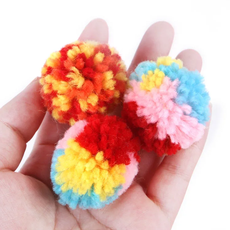 Funny Cat Toys Colorful Woolen Ball Interactive Boredom Relief Kitten Toy Chasing Indoor Playing Plush Balls Pet Supplies Funny Cat Toys Colorful Woolen Ball Interactive Boredom Relief Kitten Toy Chasing Indoor Playing Plush Balls Pet Supplies