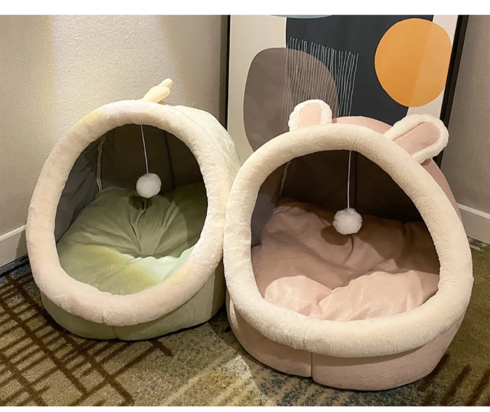 Washable pet lounger cushions, cat mat beds, warm and soft baskets, cozy warm cat kennels, house tents, small pet dogs, winter Washable pet lounger cushions, cat mat beds, warm and soft baskets, cozy warm cat kennels, house tents, small pet dogs, winter