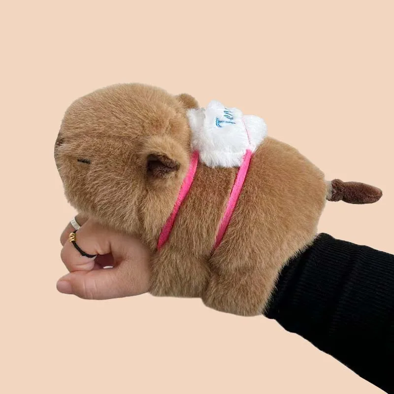 New Kapibala Plush Toy with Tail Simulation Dolphin Plush Bracelet, Animal Backpack Bracelet Gift for Children and Friends New Kapibala Plush Toy with Tail Simulation Dolphin Plush Bracelet, Animal Backpack Bracelet Gift for Children and Friends