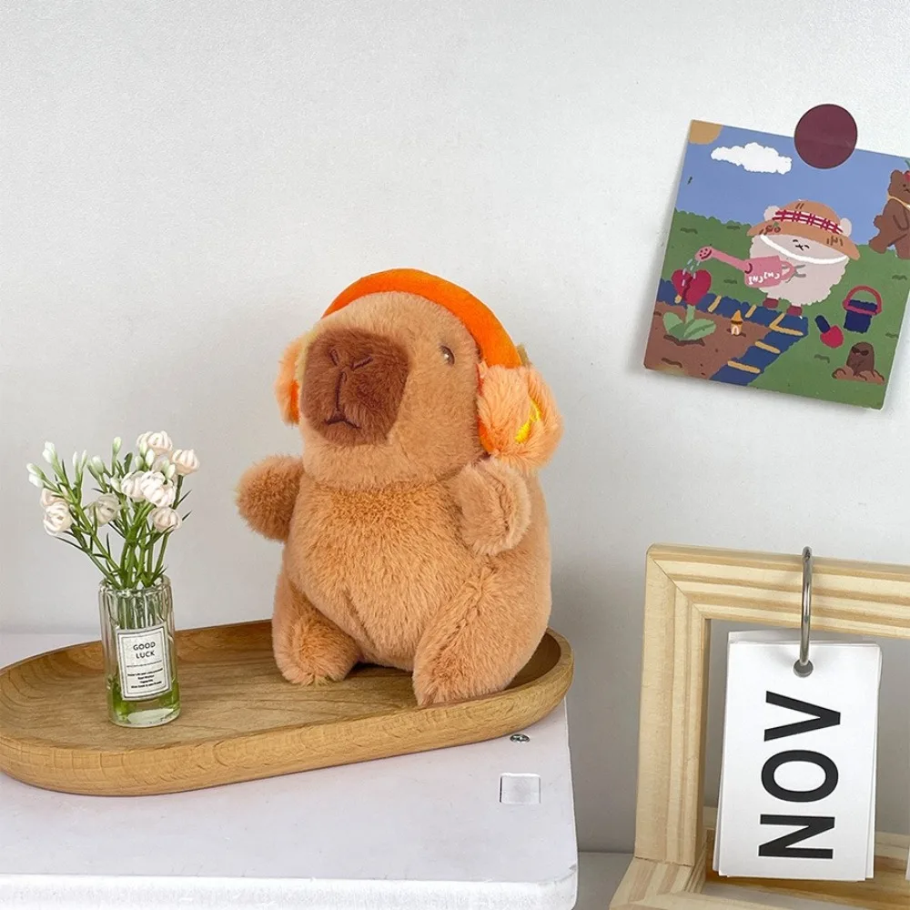 Cute Capybara Plush Toy Hoodie with Wings Simulation Doll Small Size Stuffed Animals Anime Fluffty Toy Birthday Party Cute Capybara Plush Toy Hoodie with Wings Simulation Doll Small Size Stuffed Animals Anime Fluffty Toy Birthday Party