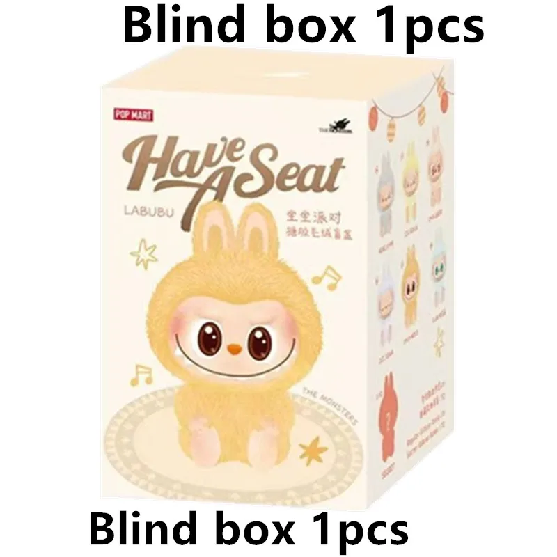 Labubu Macaron 2nd Blind Box Popmart series PVC kawaii Labubu Replica Macaron Pendant Doll Monsters Lisa Trendy Toy Gift