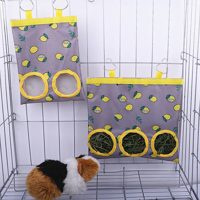 2/3 Holes Hanging Hay Bag with hooks for Bunny Guinea Pigs Small Animal Feeder Rabbit Food Dispensers Bag Pet Feeding Bag 2/3 Holes Hanging Hay Bag with hooks for Bunny Guinea Pigs Small Animal Feeder Rabbit Food Dispensers Bag Pet Feeding Bag